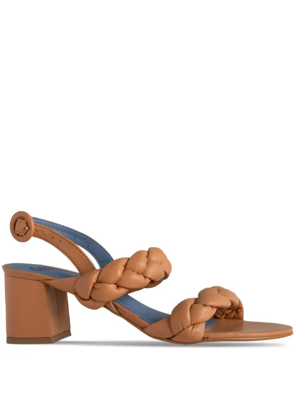 Bird&Co braided-strap Leather Sandals Brown FARFETCH EG