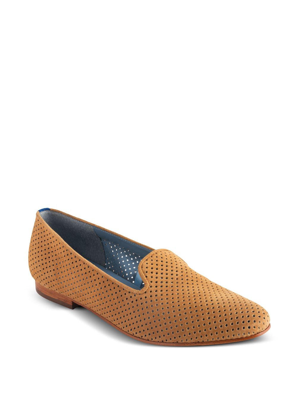 Blue Bird Shoes Geperforeerde leren loafers - Bruin