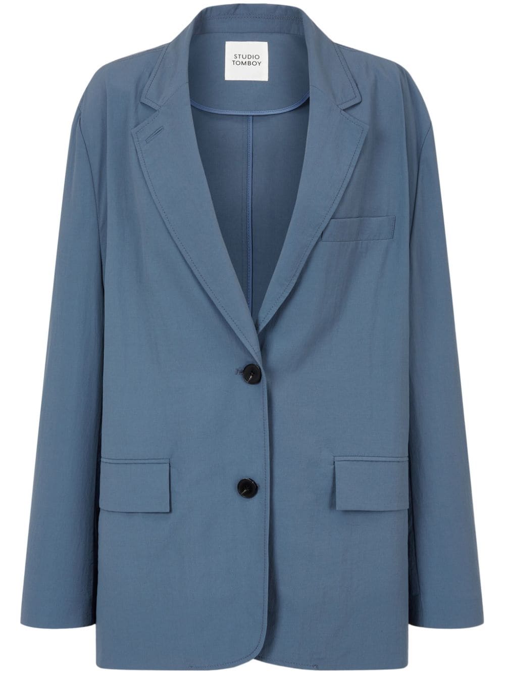 Studio Tomboy Classic Tomboy Blazer In Blue