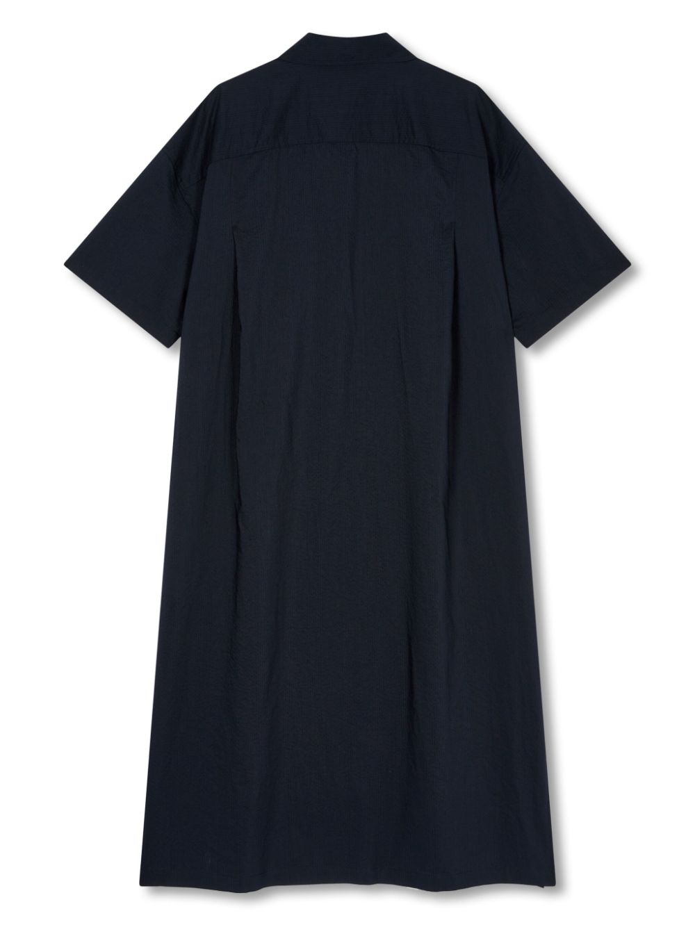 STUDIO TOMBOY LAYERED BUTTON-UP DRAPED DRESS 