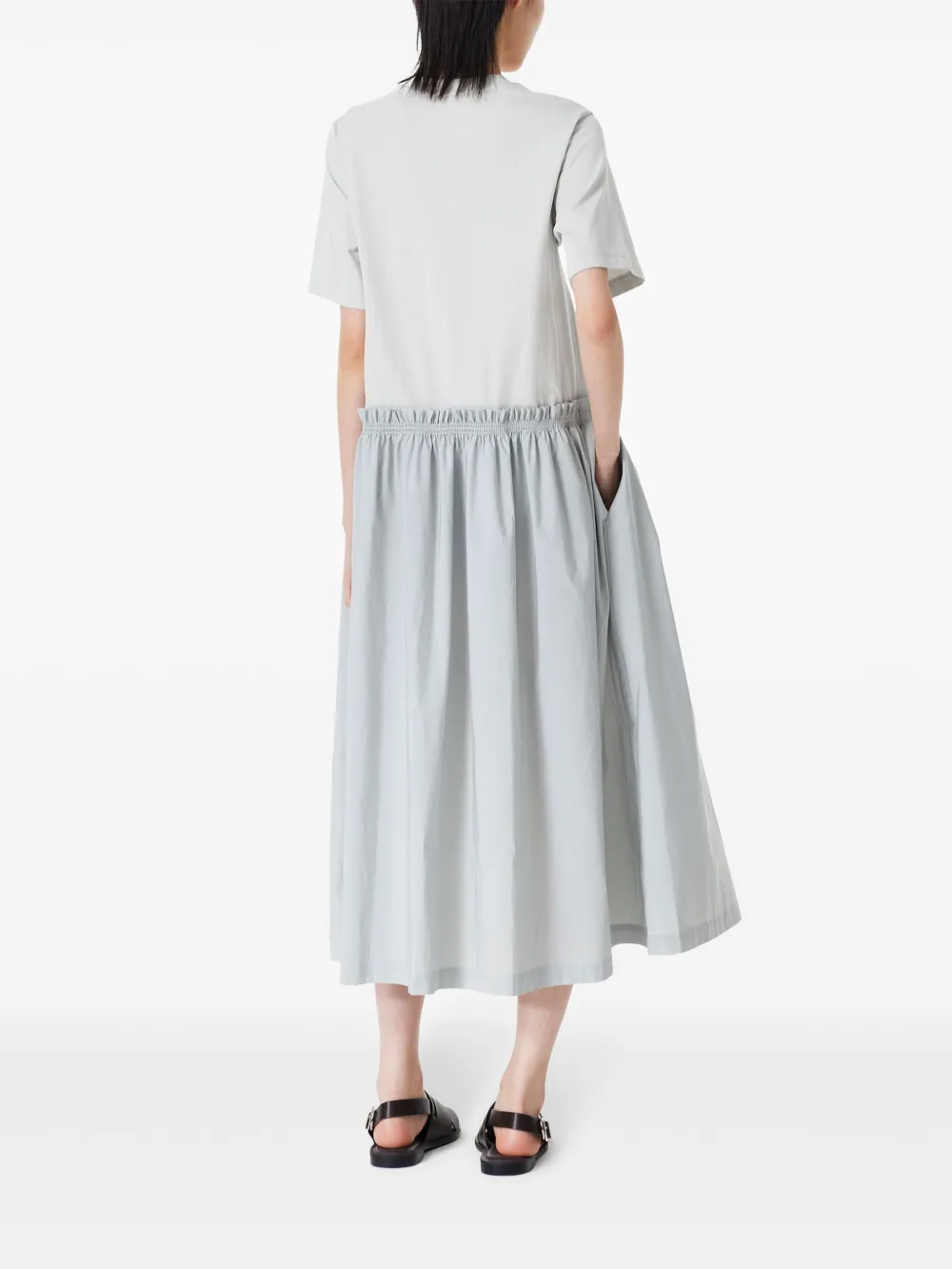 STUDIO TOMBOY Midi-jurk met T-shirt design Grijs