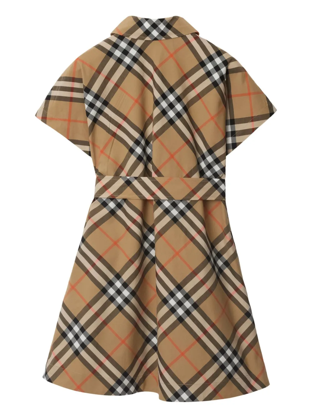 burberrykids Burberry Kids Jurk met Vintage Check - Beige