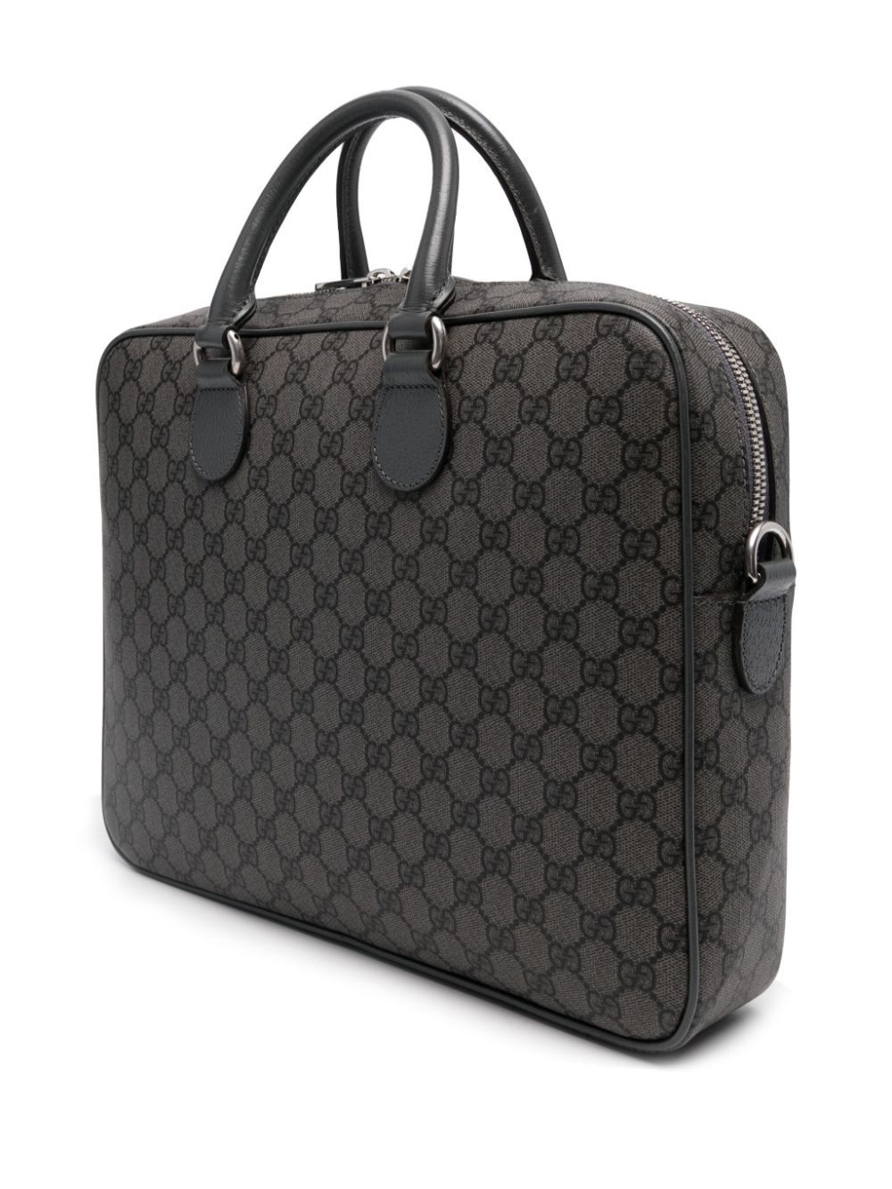 Gucci medium Ophidia GG briefcase - Grey