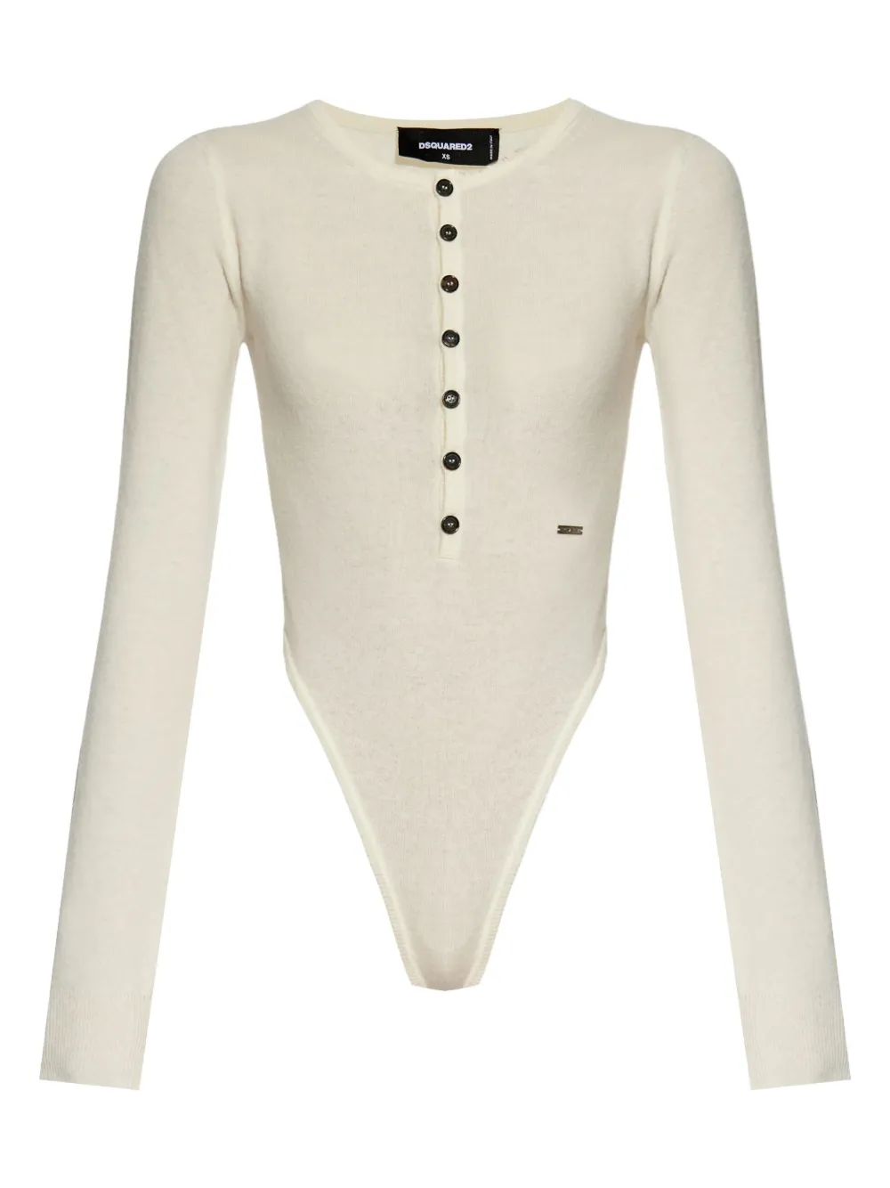 Dsquared2 High-cut Wool Body In White