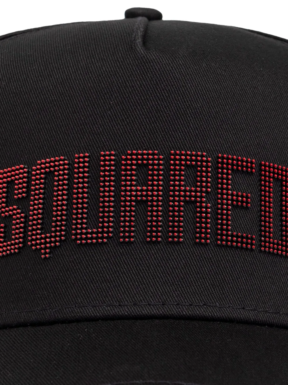 DSQUARED2 Pet met geborduurd logo Zwart