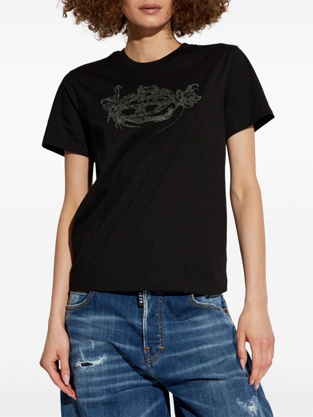 Diesel T-Regs-P2 cotton T-shirt Women