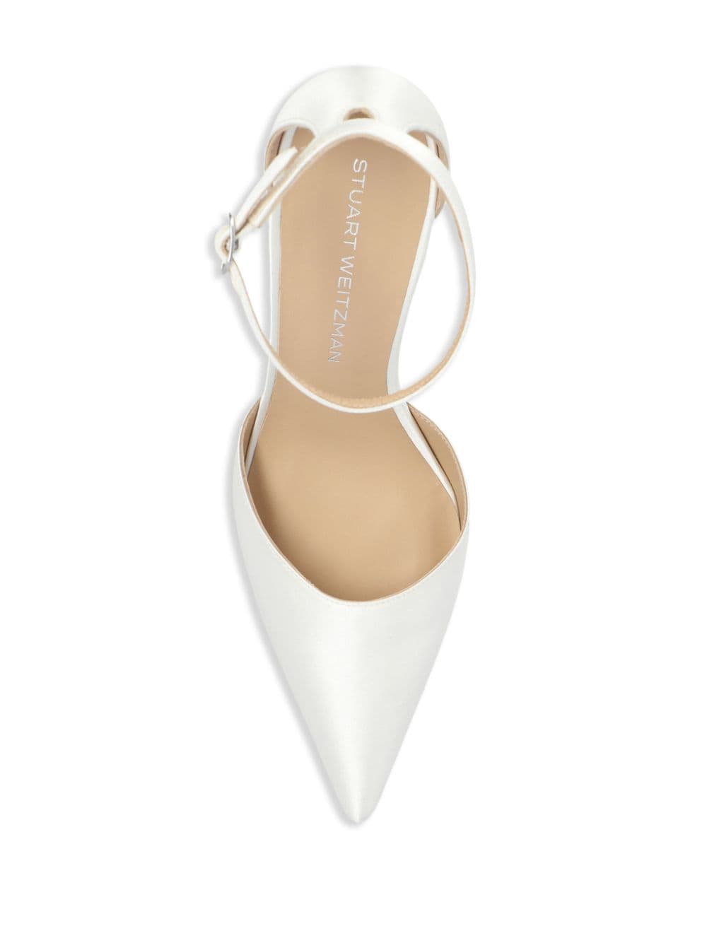 Stuart Weitzman Stuart leren pumps Wit