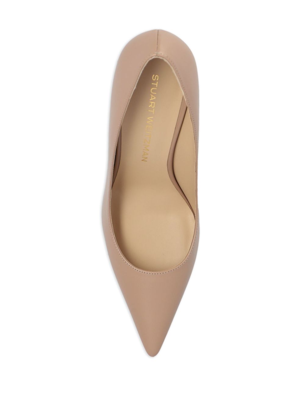 Stuart Weitzman Stuart leren pumps Beige