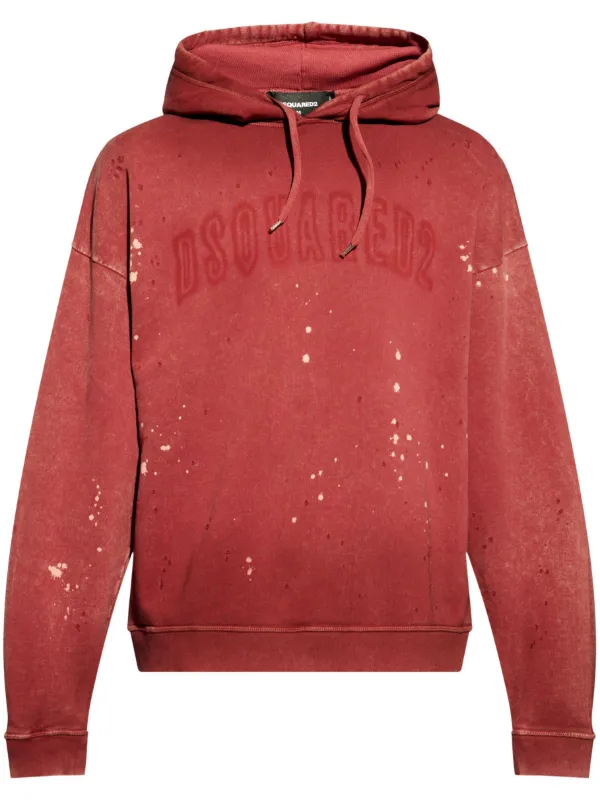 DSQUARED2 レッド トレーナー 極美品 SALE ‼️ DSQUARED2 【値下げ】DSQUARED2 ICON Hooded Sweatshirt