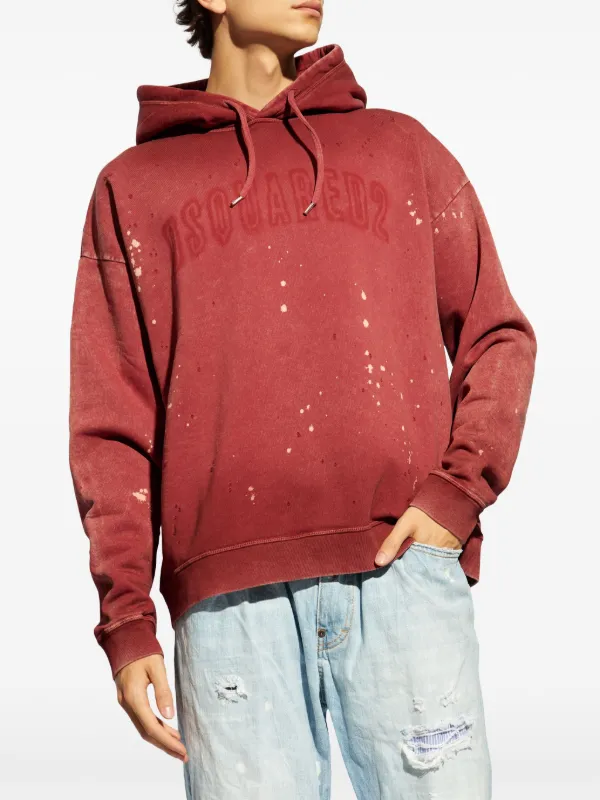 DSQUARED2 ロゴ パーカー | レッド | FARFETCH JP