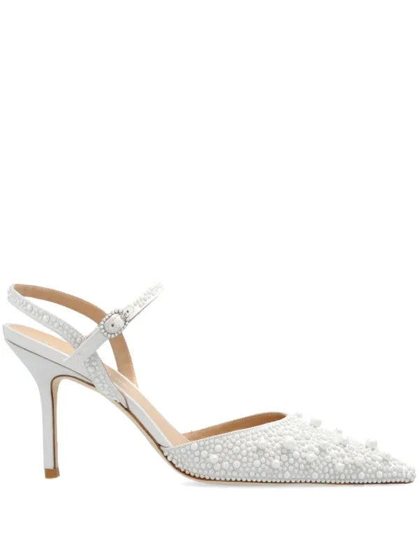 Stuart weitzman pearl heels on sale