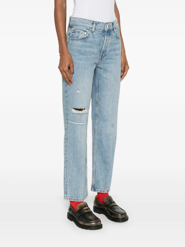 【関税込み】ANINE BING ブルー Benson ジーンズ ANINE BING Benson ジーンズ | ブルー | FARFETCH JP