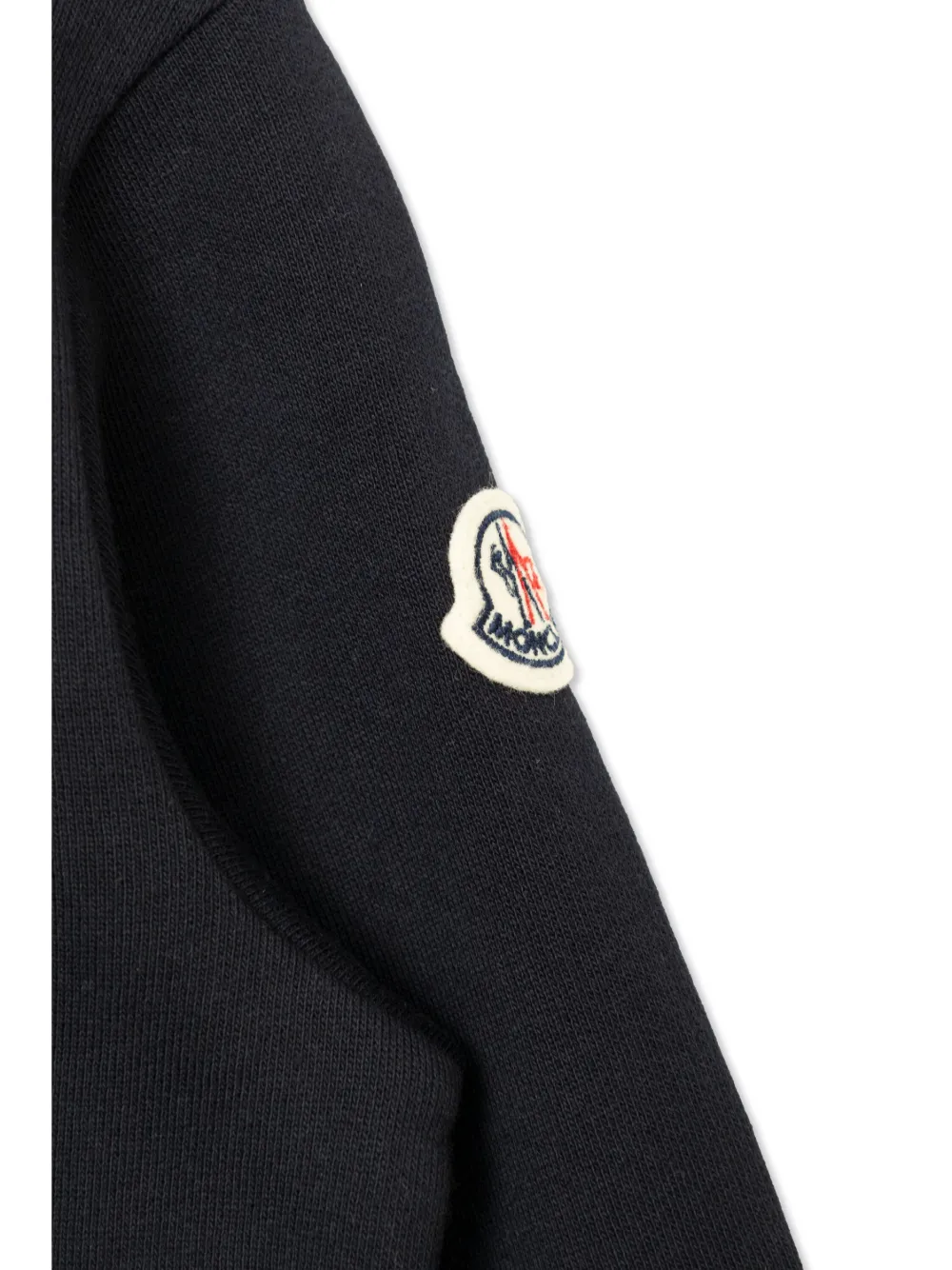 Moncler Enfant Katoenen sweater met logoprint Blauw