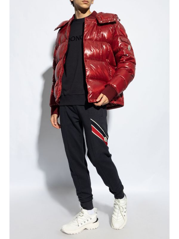 Moncler 'Maljasset' Down Jacket | Red | FARFETCH AO