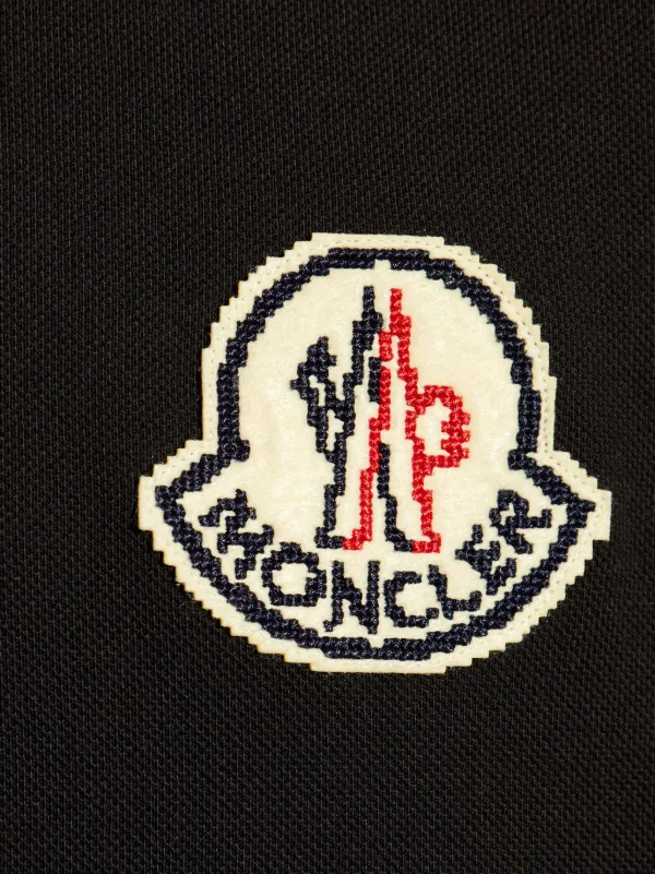 logo-embroidered polo shirt