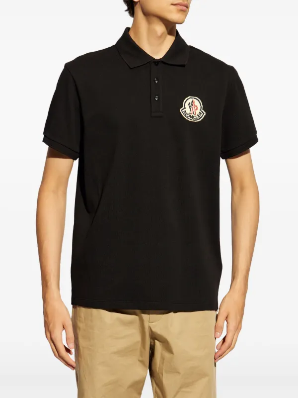 logo-embroidered polo shirt