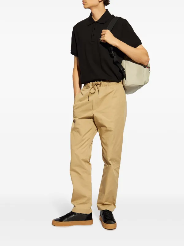 logo-embroidered polo shirt