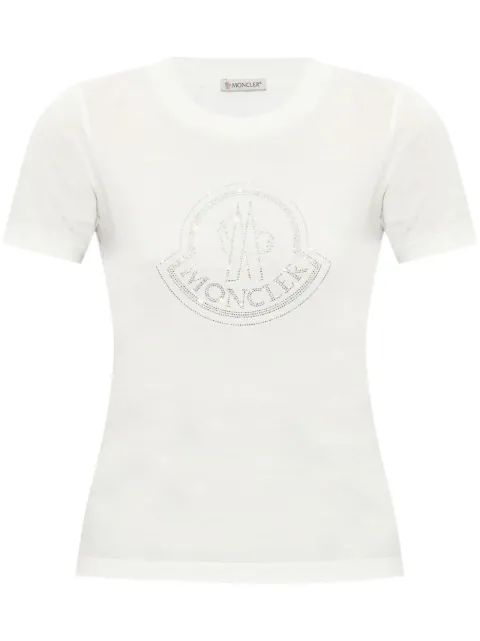 Moncler playera con logo estampado