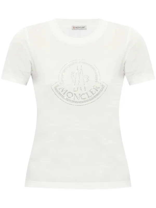 Moncler ロゴ Tシャツ | ホワイト | FARFETCH JP