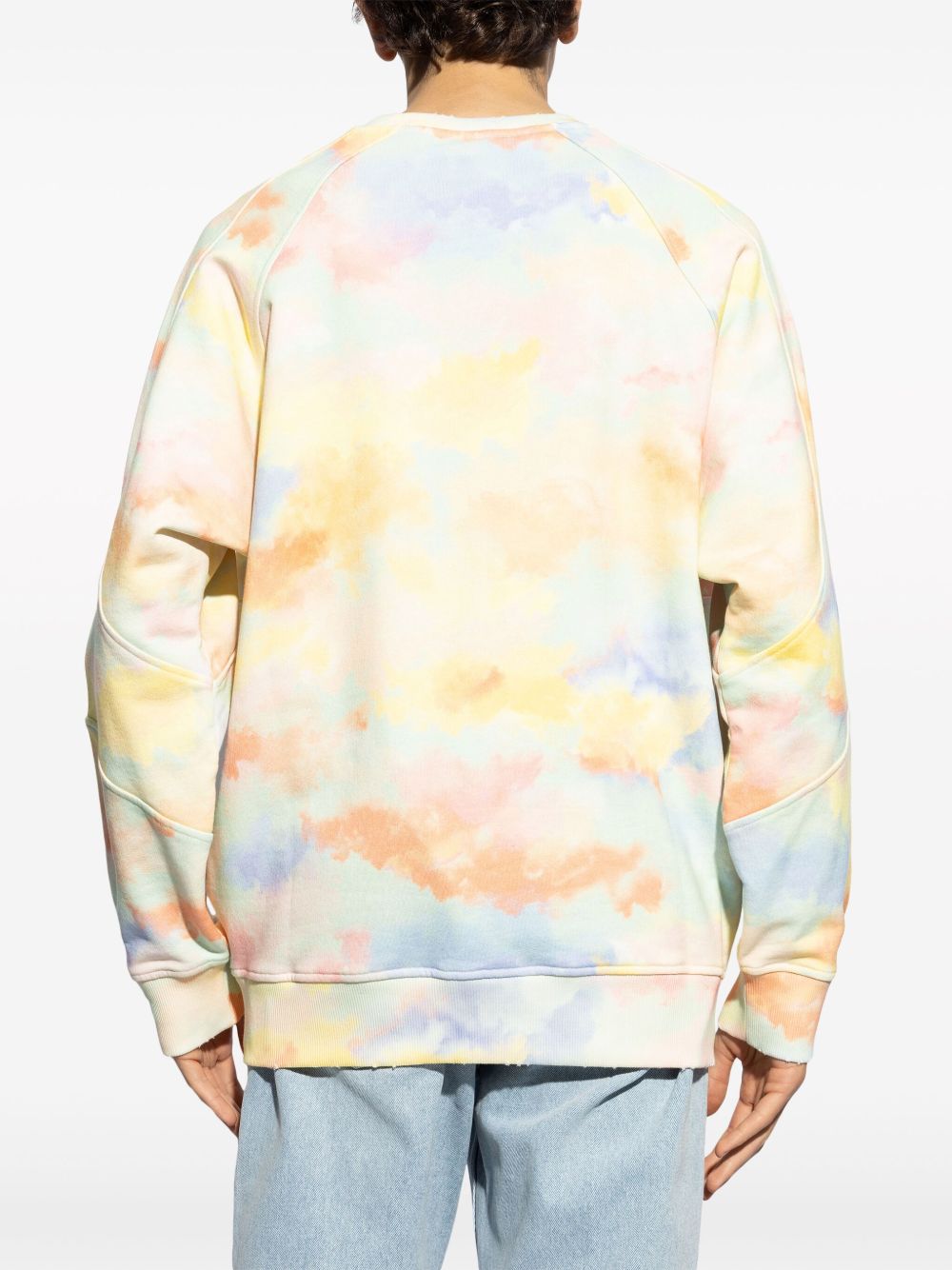 Affordable Balmain cloud print logo-embroidered sweatshirt Men