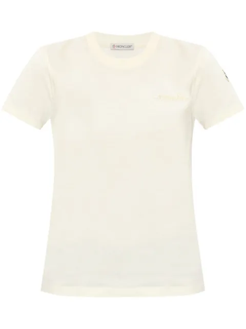 Moncler logo-patch cotton T-shirt