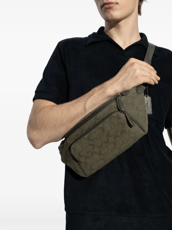 Coach mens waist bag online