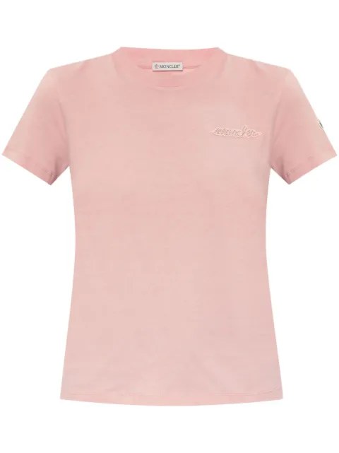 Moncler logo-patch cotton T-shirt