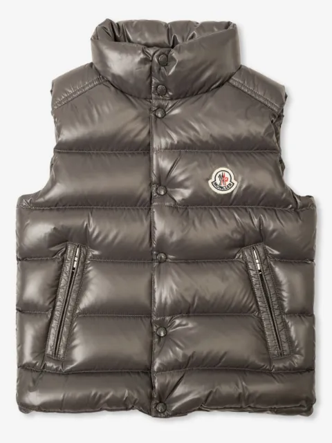 Moncler Enfant Tib quilted logo-patch gilet