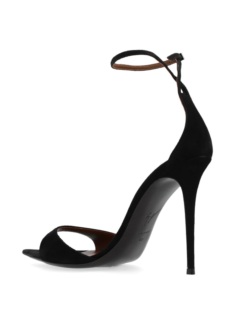 Giuseppe Zanotti Kanda 115mm suede sandals Black