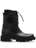 Moncler lug sole slip-on ankle boots - Black