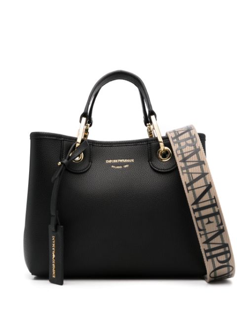 Emporio Armani logo-debossed tote bag Women