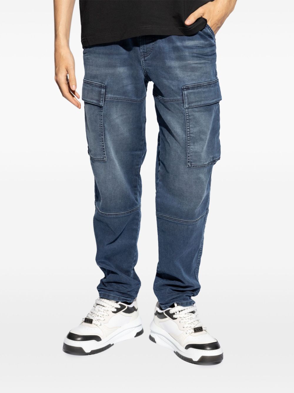 Diesel D-Krooley drawstring cargo jeans Men