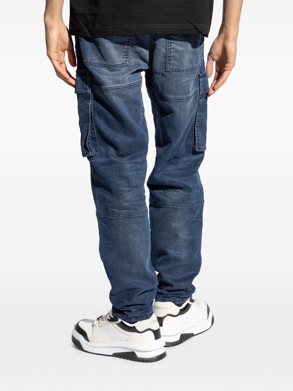 Diesel D-Krooley drawstring cargo jeans Men