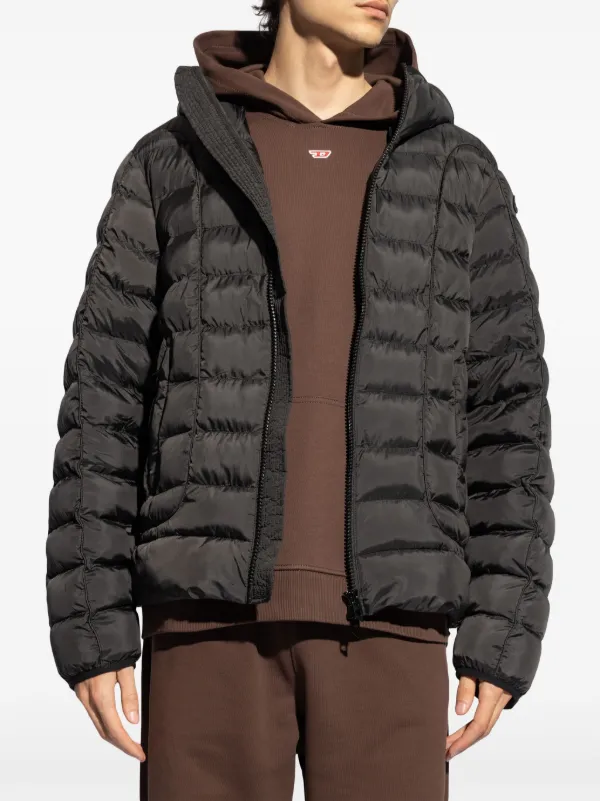 洗練されたデザイン　DIESEL W-STONE JACKET ブラック　52 洗練されたデザインDIESEL W-STONE JACKET ブラック52