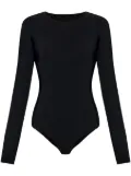 MM6 Maison Margiela numbers-motif bodysuit - Black