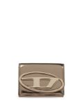 Diesel 1dr patent-leather wallet - Neutrals