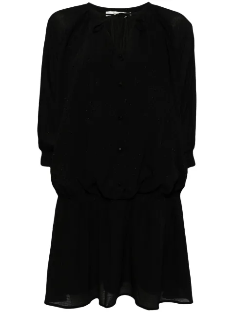b+ab vestido corto con cuello redondo