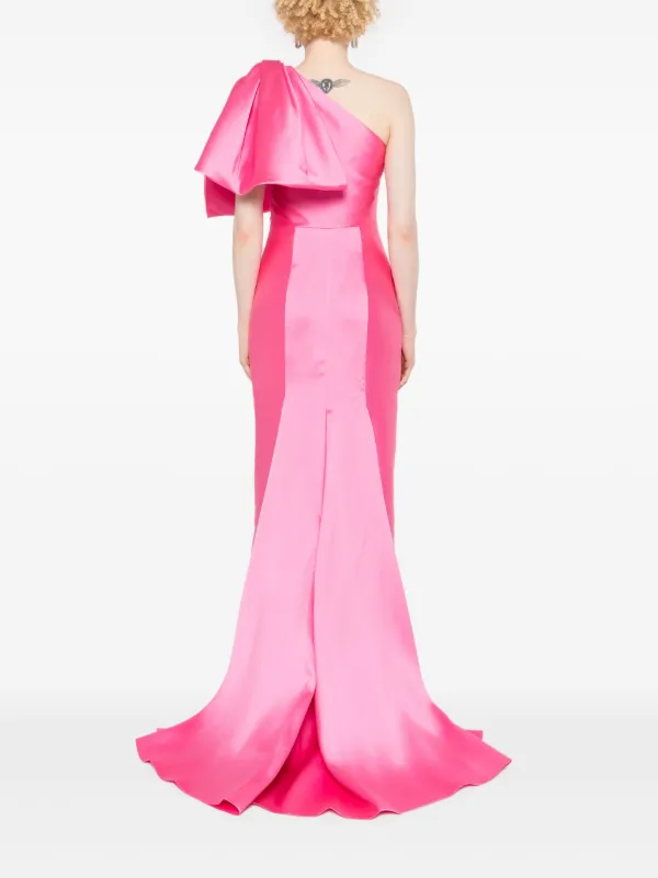 ワンピースその他 SOLACE LONDON Women Dresses OS43001 PUPIN PINK Solace London Priya one-shoulder Gown | Pink | FARFETCH