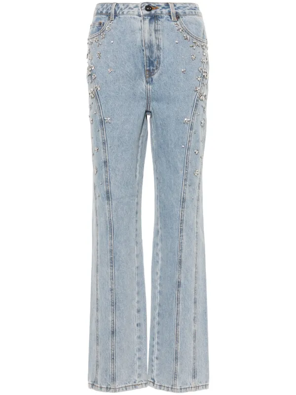 【送料&関税込】self-portrait Decorated Straight Leg Jeans 23968832_54134172_600.jpg