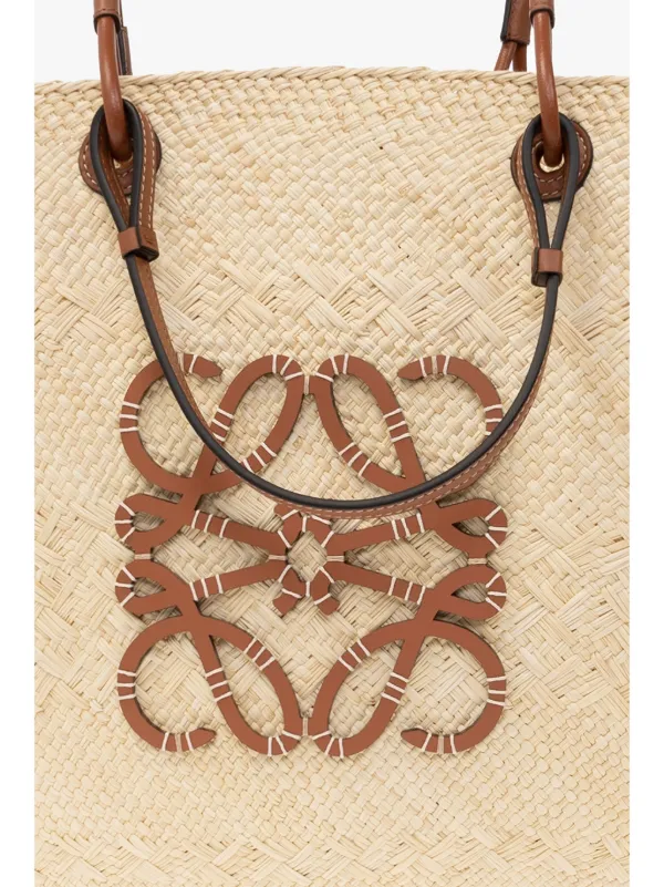 LOEWE Medium Anagram Basket Tote Bag | Neutrals | FARFETCH LOEWE Medium Anagram Basket Tote Bag | Neutrals | FARFETCH
