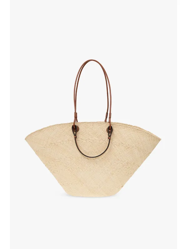 LOEWE Medium Anagram Basket Tote Bag Neutrals FARFETCH GE