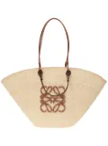 LOEWE medium Anagram basket tote bag - Neutrals