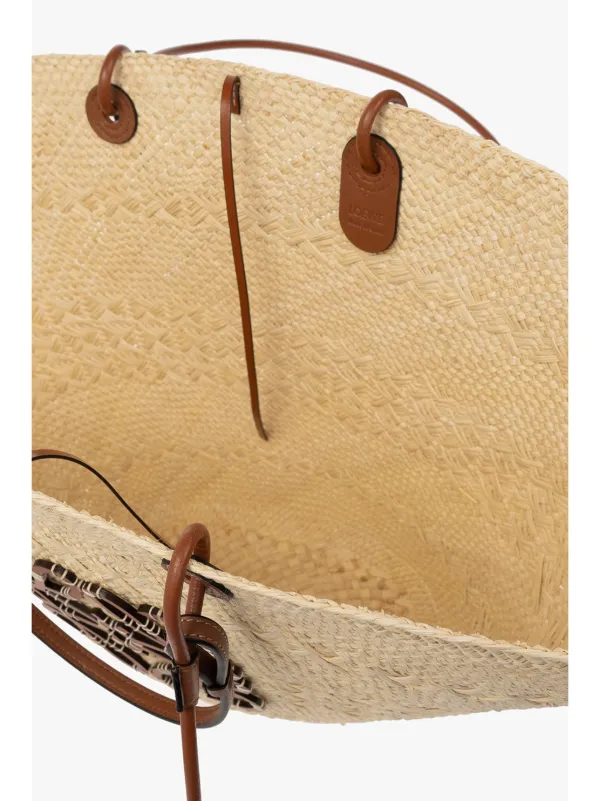 LOEWE Medium Anagram Basket Tote Bag | Neutrals | FARFETCH