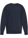 A.P.C. v-insert cotton sweatshirt - Blue