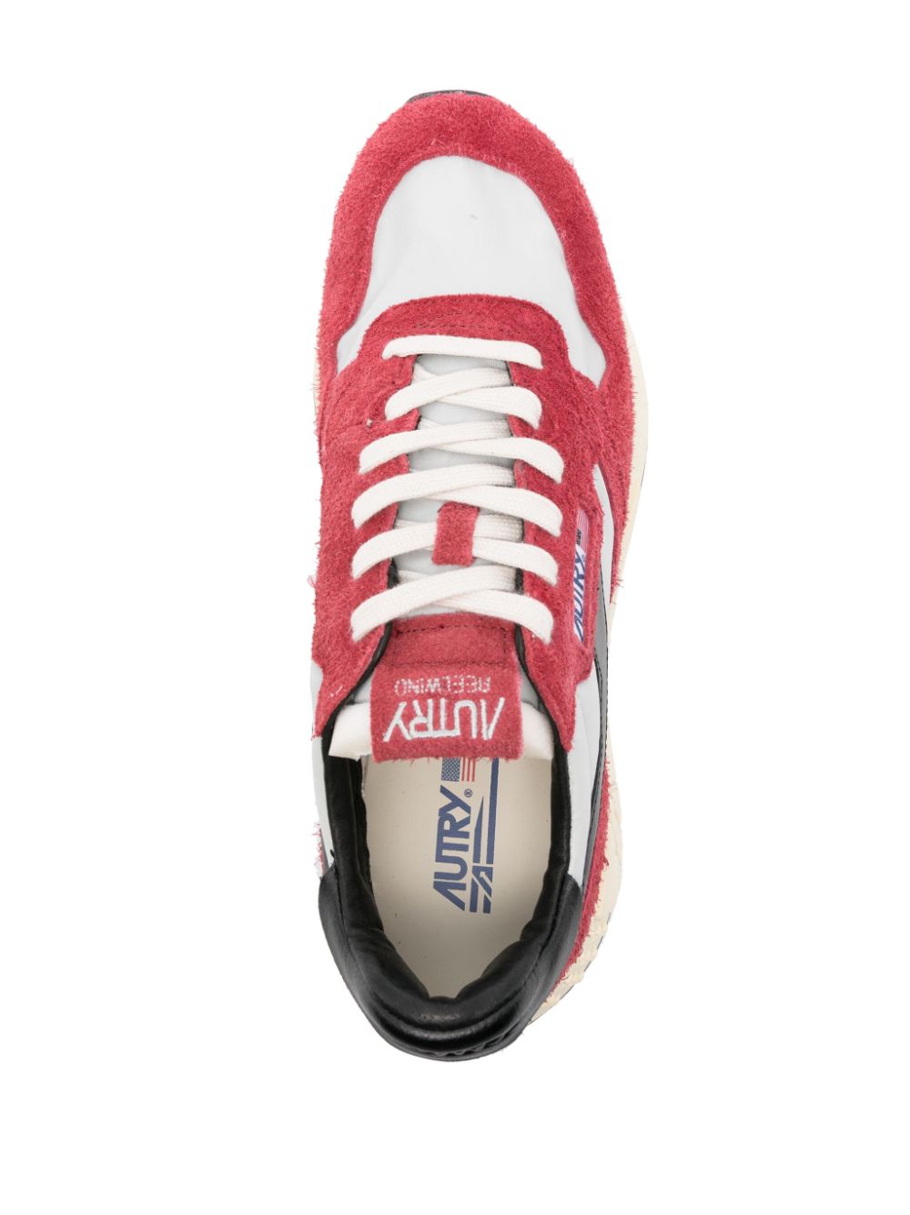 Autry Reelwind panelled sneakers Red