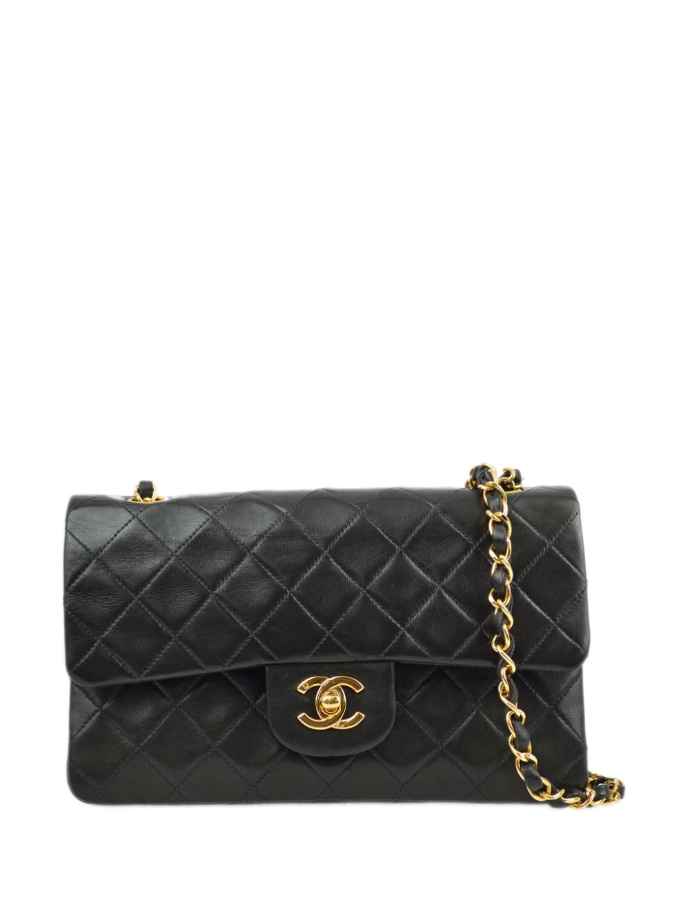 Affordable HOT SALE CHANEL 1998 small Double Flap shoulder bag Women