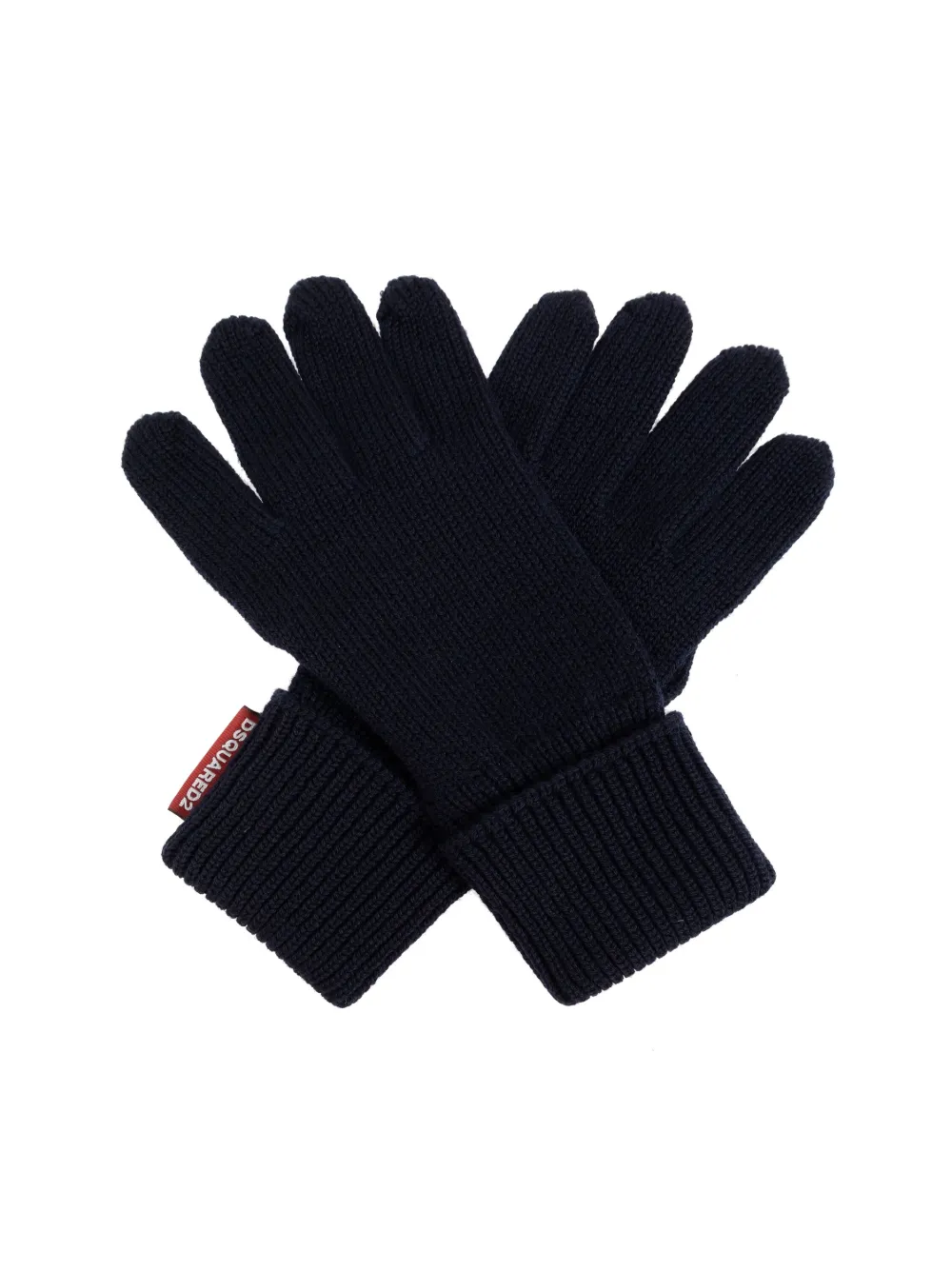 DSQUARED2 Wollen muts en handschoenen Zwart