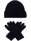 DSQUARED2 wool beanie and gloves set - Black