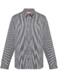 Diesel S-Turner-Stripe-D striped cotton shirt - Black