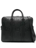 Gucci Jumbo GG briefcase - Black